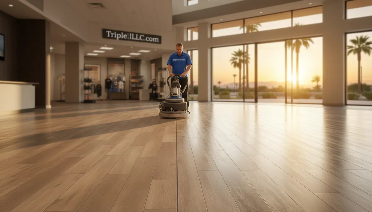 Commercial LVT/LVP Floor Care in Chandler & Scottsdale