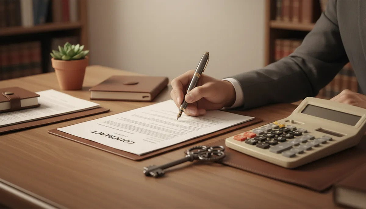 Firma de contrato de compraventa y cálculo de gastos notariales en México Firma de contrato de compraventa y cálculo de gastos notariales en México