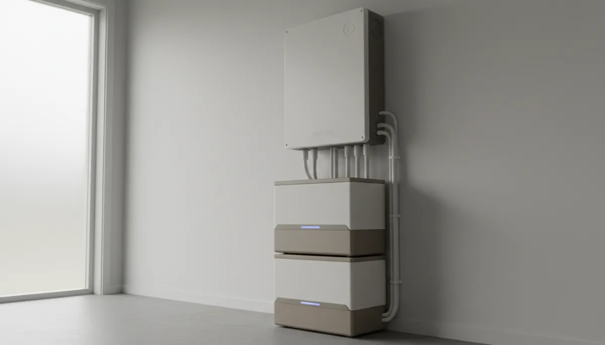 Solar inverter and home battery system installed neatly in a Gold Coast garage