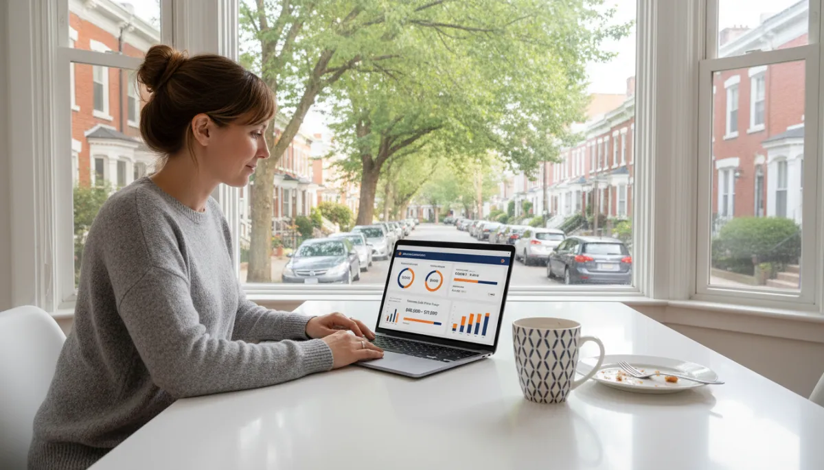Homeowner using AI home selling tools in the Philadelphia Metro Area