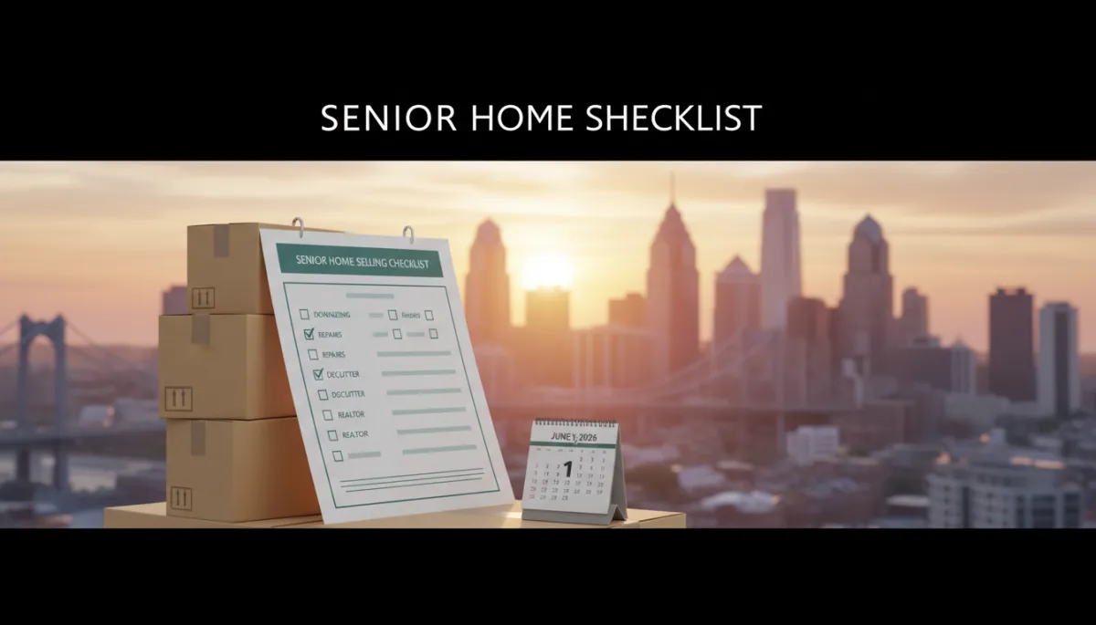 Senior Home Selling Checklist for Philadelphia Metro Families