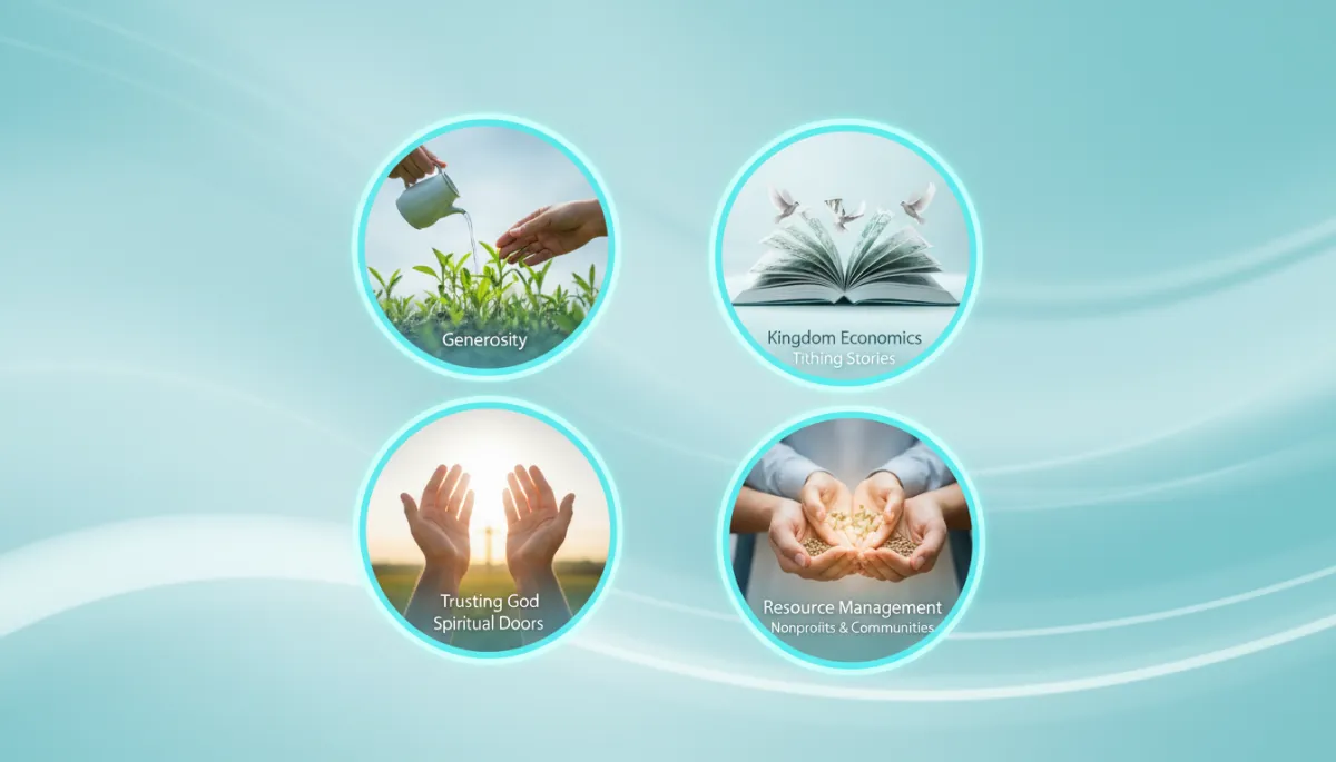 Hands open in prayer symbolizing generosity and blessings