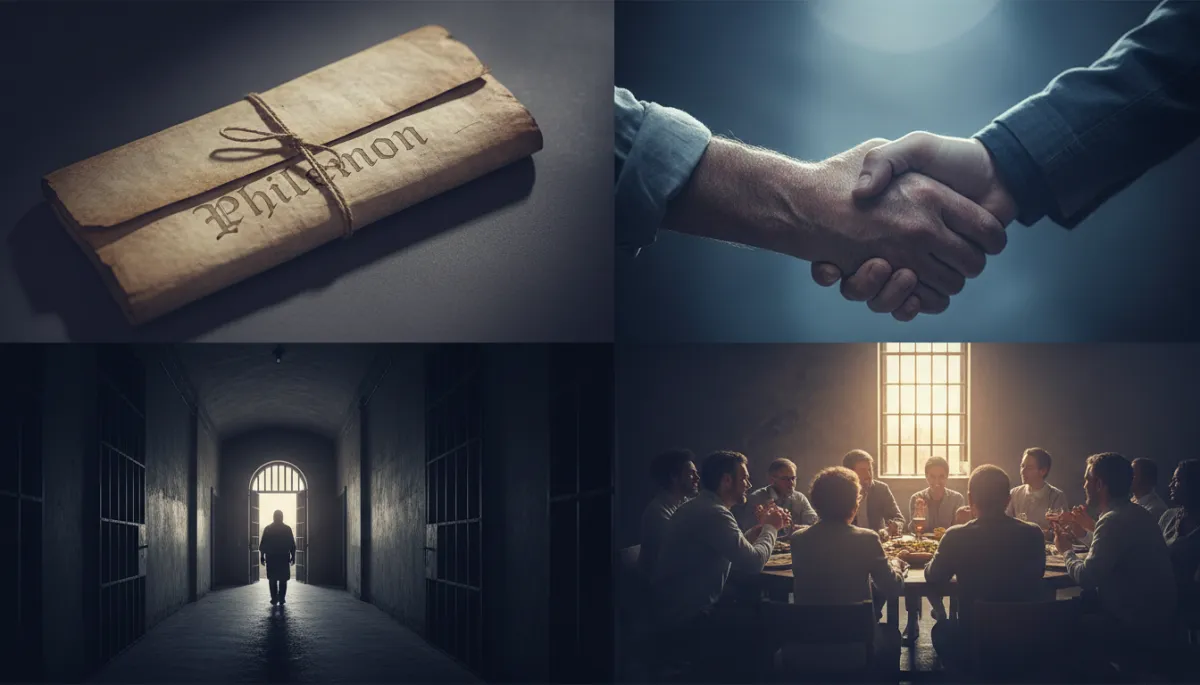Paul guiding Philemon in forgiveness and reconciliation