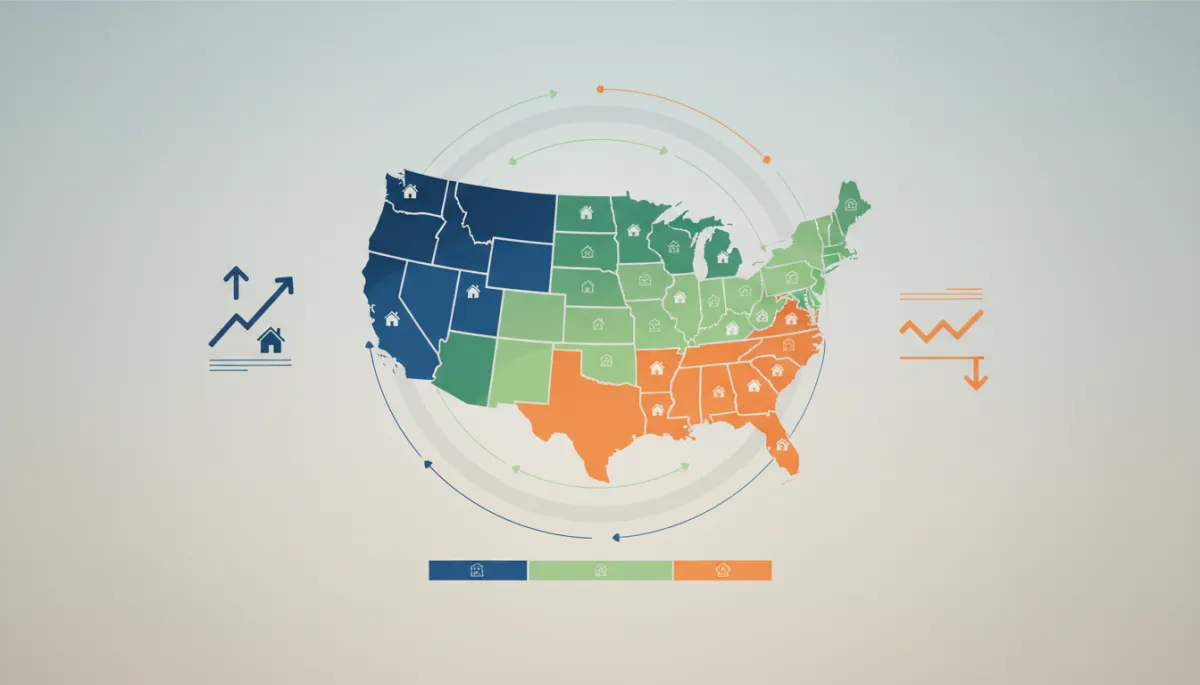 Placeholder area for state-by-state regional housing performance infographic Placeholder area for state-by-state regional housing performance infographic