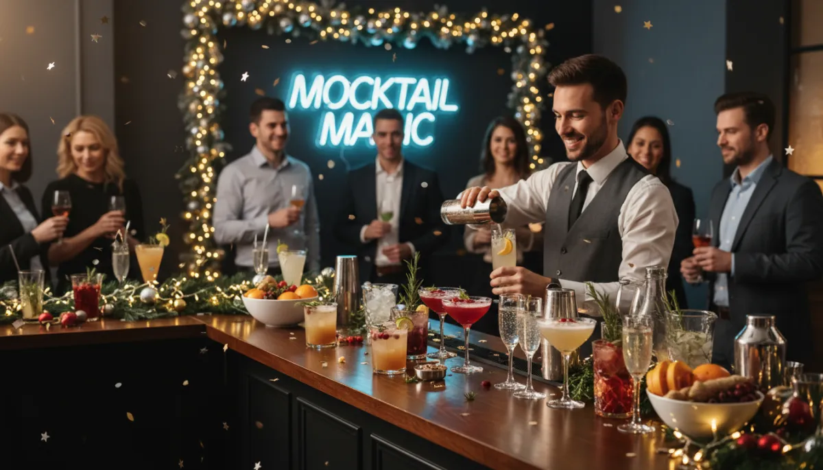 Mocktail Bars for Holiday Office Parties