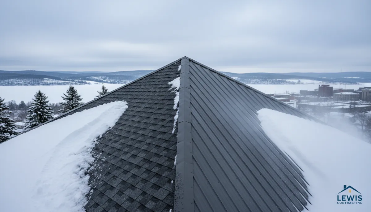Metal Roof vs Asphalt Shingles for NY Winters