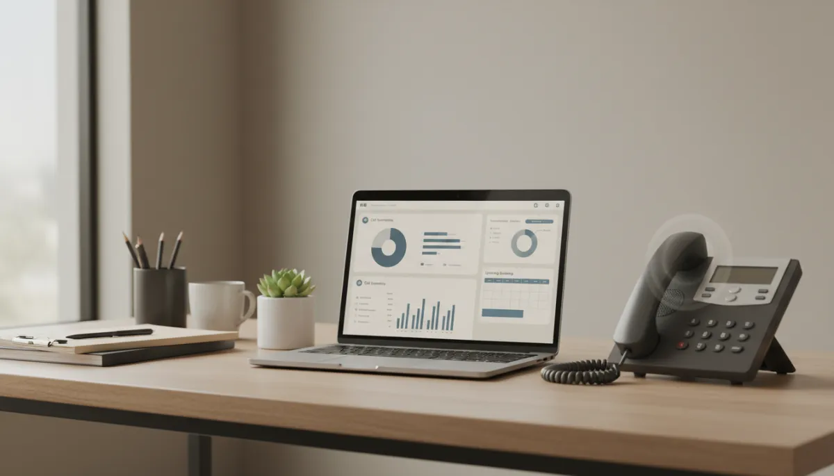 AI call dashboard helping manage home service business calls