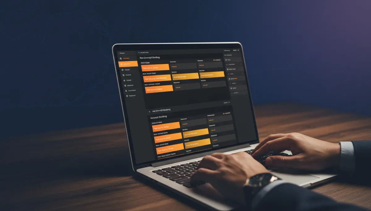 Laptop showing multiple new booked jobs from overnight AI chatbot leads