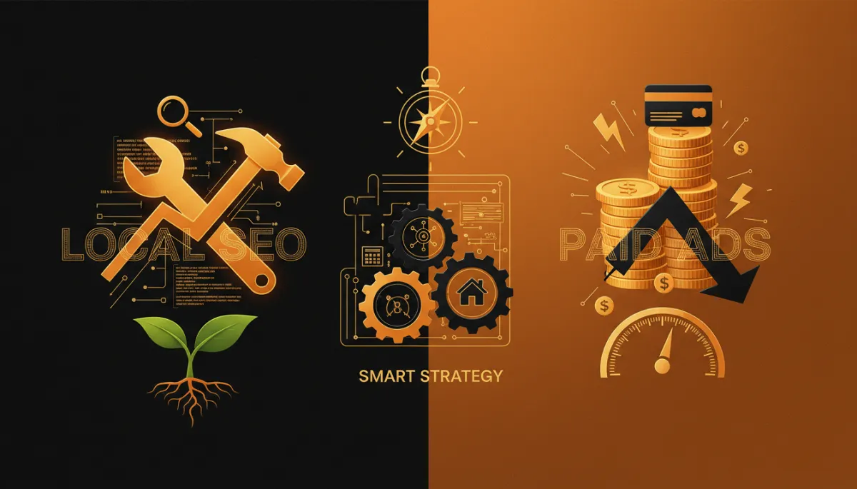 Local SEO vs paid ads strategy for home service companies