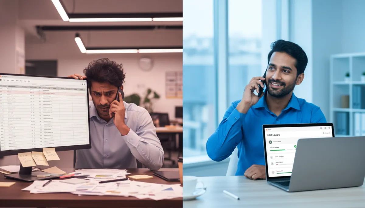 Before and after comparison of manual lead qualification versus AI-powered predictive lead scoring for Indian SMEs Before and after comparison of manual lead qualification versus AI-powered predictive lead scoring for Indian SMEs