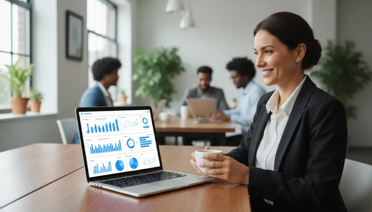 CRM dashboard showing AI-driven lead response times and conversion metrics