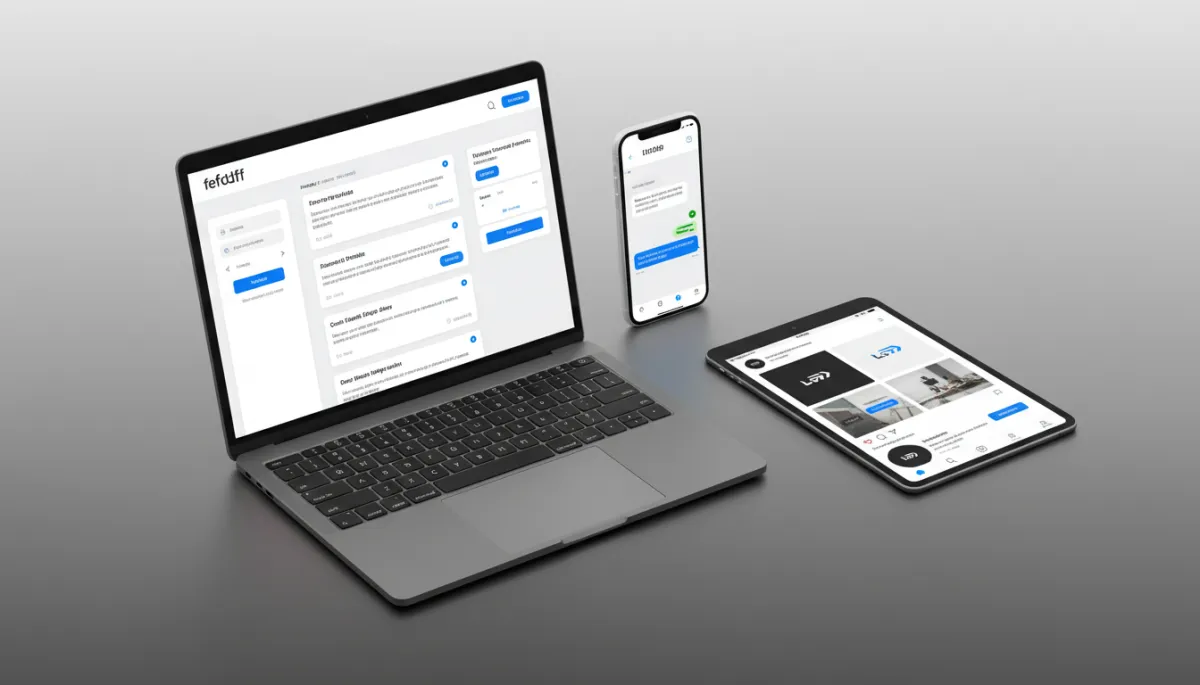Consistent brand messaging across email, WhatsApp and social media on multiple devices