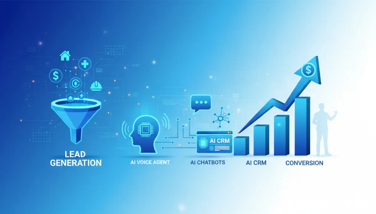 SME founder and team reviewing AI dashboard with lead analytics