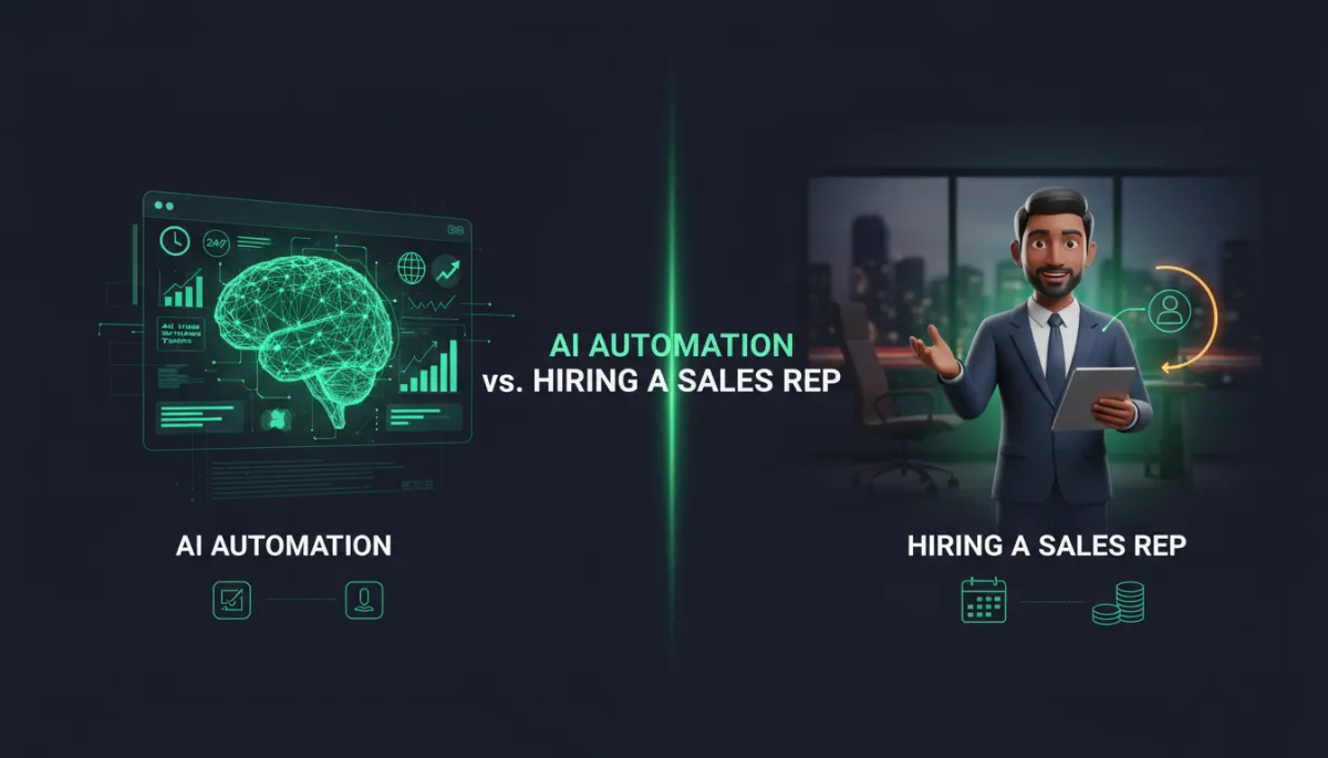AI Automation vs Sales Rep: SME Growth 2026