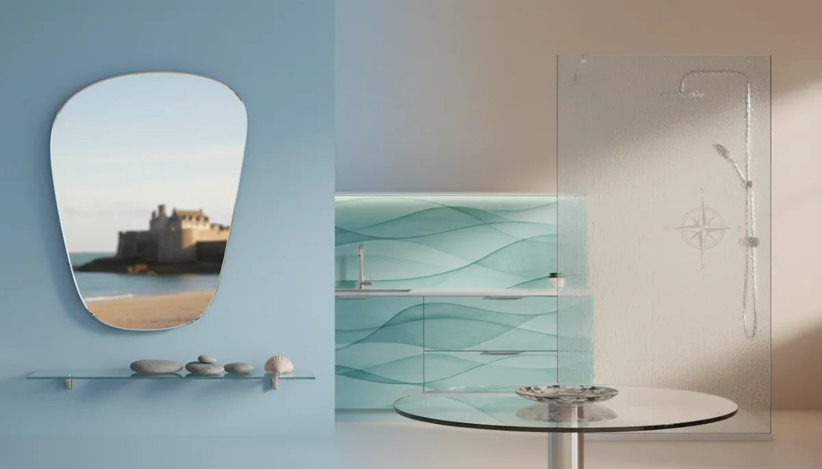 Verre sur mesure à Saint-Malo | Aménagement intérieur