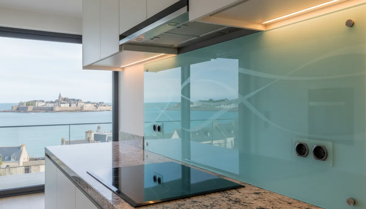 Crédence en Verre sur Mesure à Saint-Malo