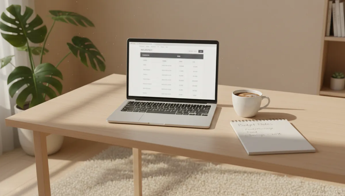 Person comparing mortgage protection and insurance alternatives on a laptop Person comparing mortgage protection and insurance alternatives on a laptop