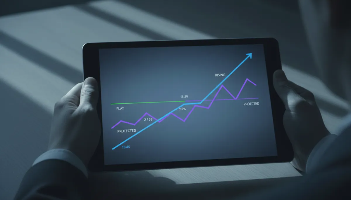 Tablet showing indexed cash value growth compared to fixed interest Tablet showing indexed cash value growth compared to fixed interest