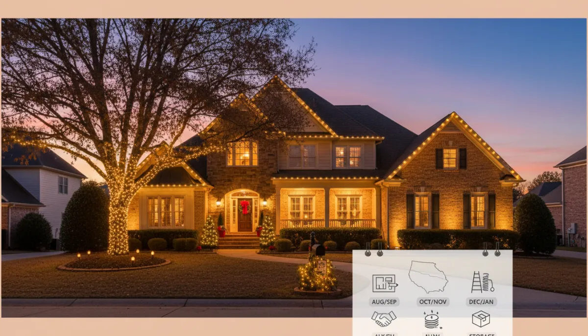 Book Christmas Light Installation in Athens, GA