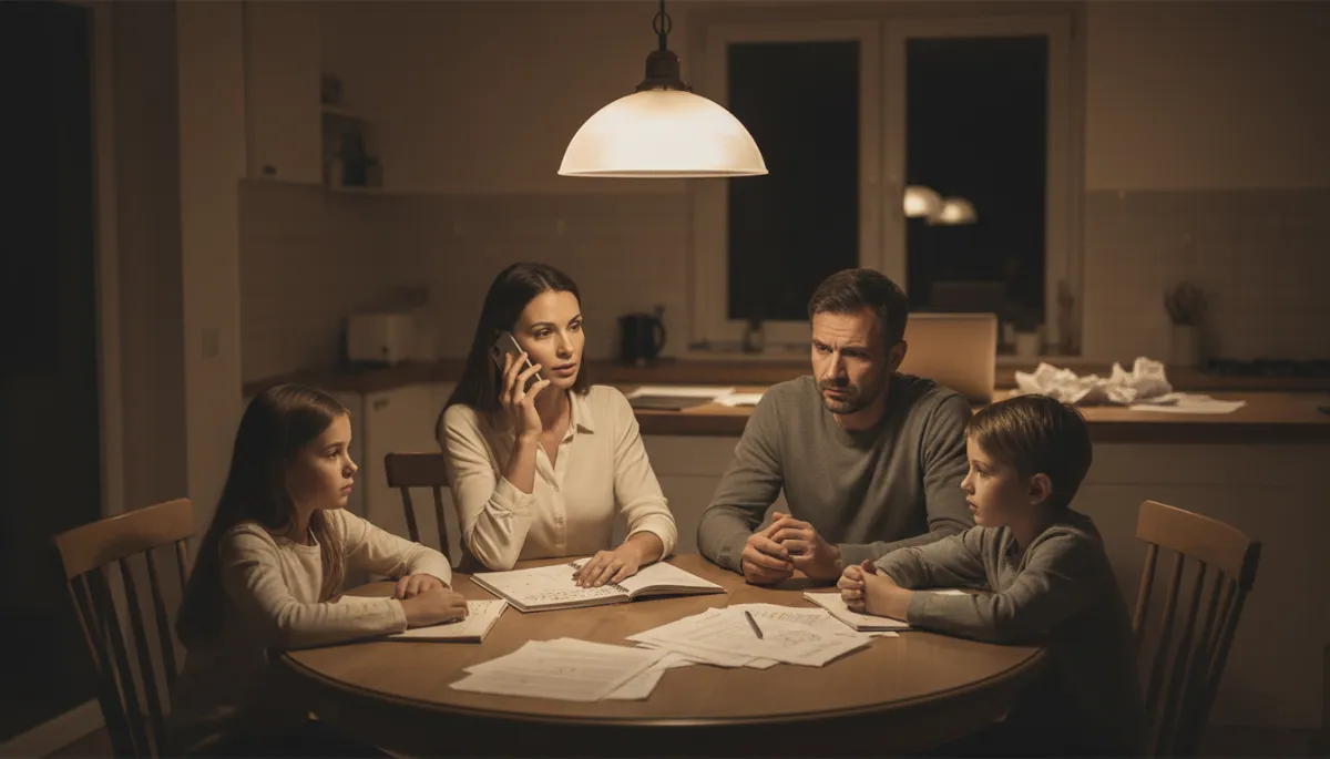 Worried family discussing an arrest situation in North Carolina Worried family discussing an arrest situation in North Carolina