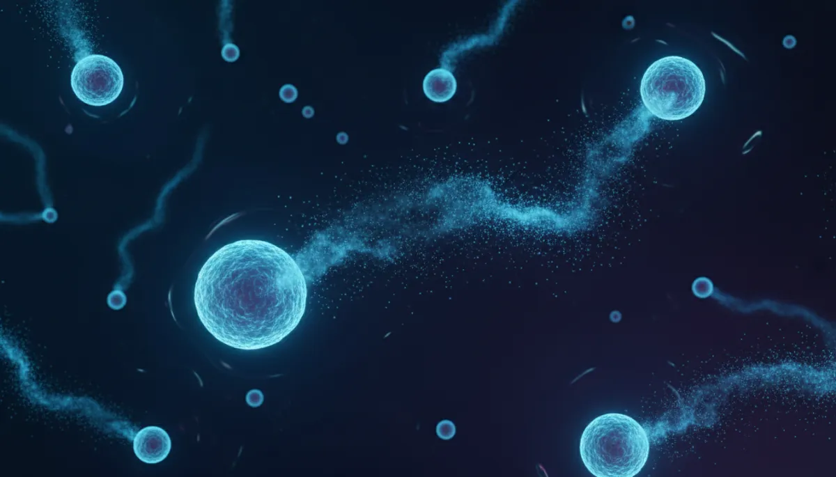 Illustration of mast cells releasing inflammatory mediators in mast cell activation syndrome Illustration of mast cells releasing inflammatory mediators in mast cell activation syndrome