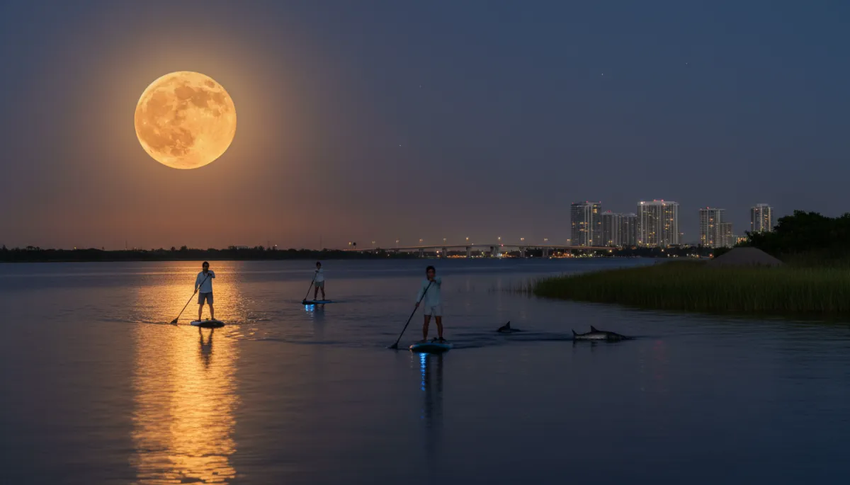 Summer Moonlight Paddles in Fort Lauderdale