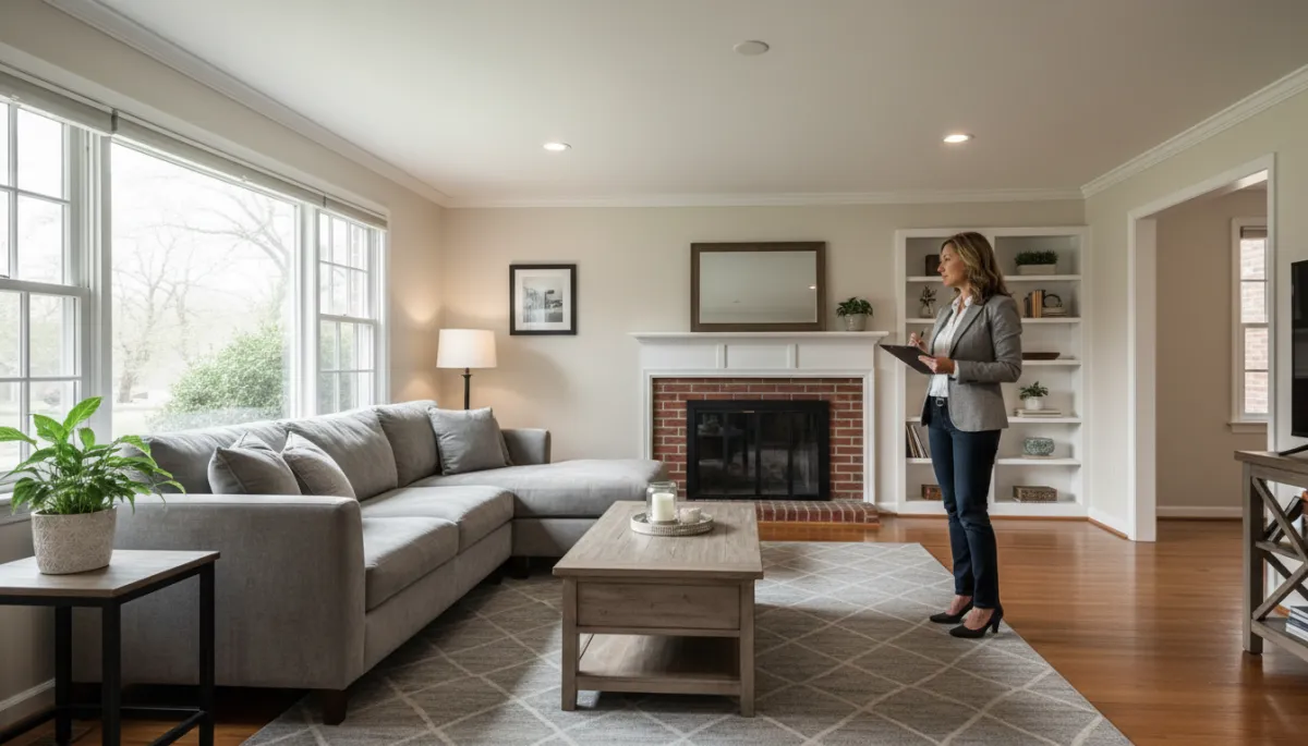 Investor evaluating a Chesterfield home to calculate repair costs and ARV Investor evaluating a Chesterfield home to calculate repair costs and ARV