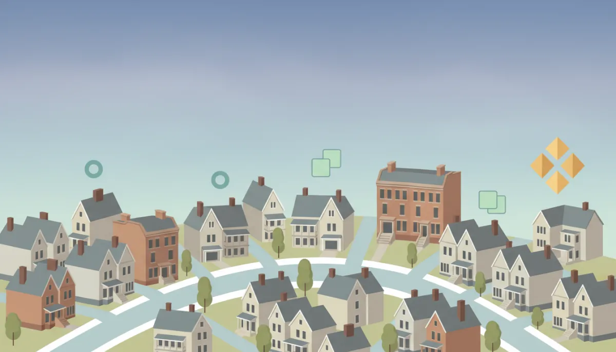 Boston-area neighborhoods with varying home price levels