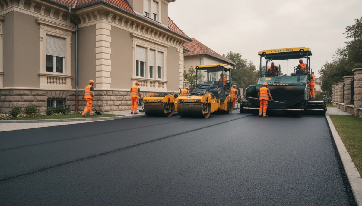 Otthonra Kész csapat prémium aszfalt kocsibeállót készít Budapesten Otthonra Kész csapat prémium aszfalt kocsibeállót készít Budapesten