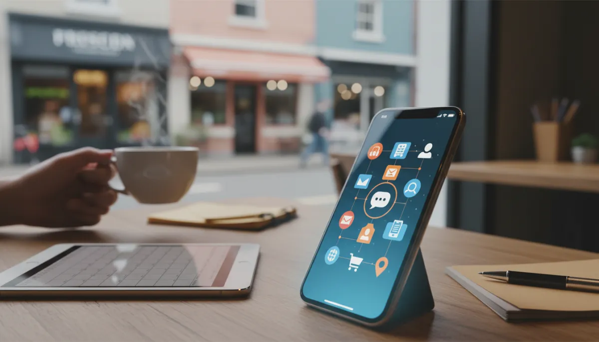 Local business owner posting on social media in 2026