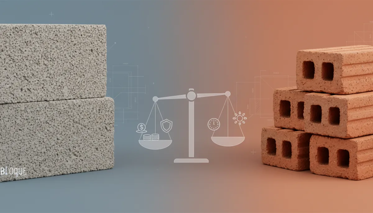 Bloque vs Ladrillo: Guía de Construcción y Costos