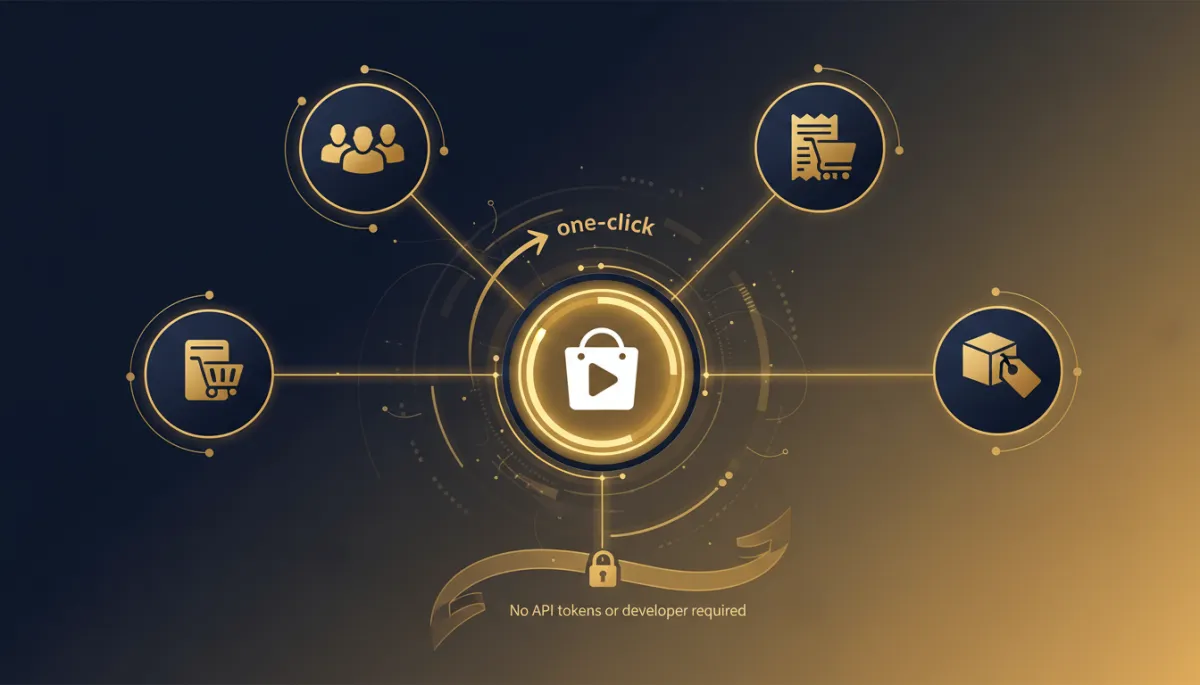 One-click Shopify connect screen