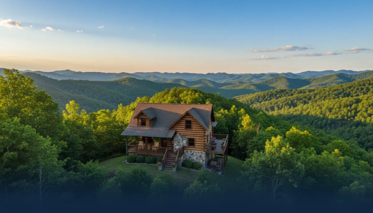 Smoky Mountain cabins representing different rental strategies