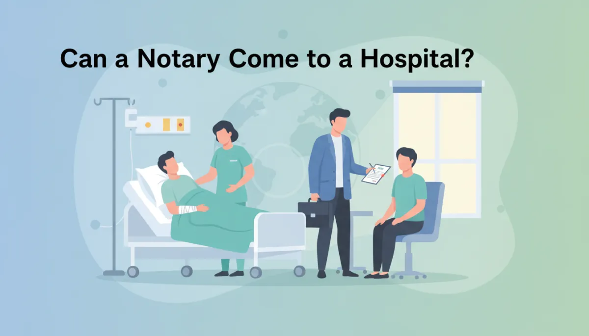 Mobile Notary Services for Hospital Patients