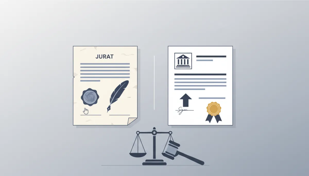 Jurat vs. Acknowledgment: Key Notary Differences