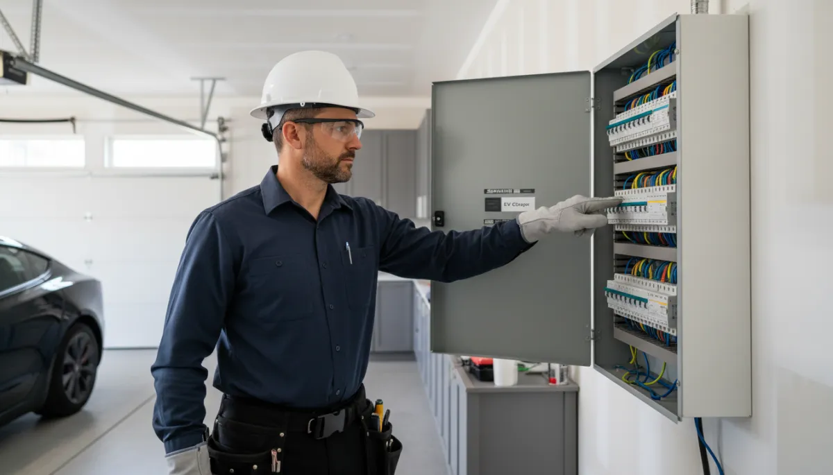 Close-up of electrical panel inspection by DMC Electric LLC Close-up of electrical panel inspection by DMC Electric LLC