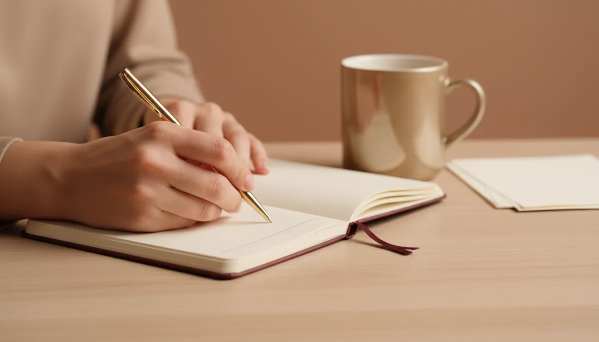 Hands journalling to increase self-awareness