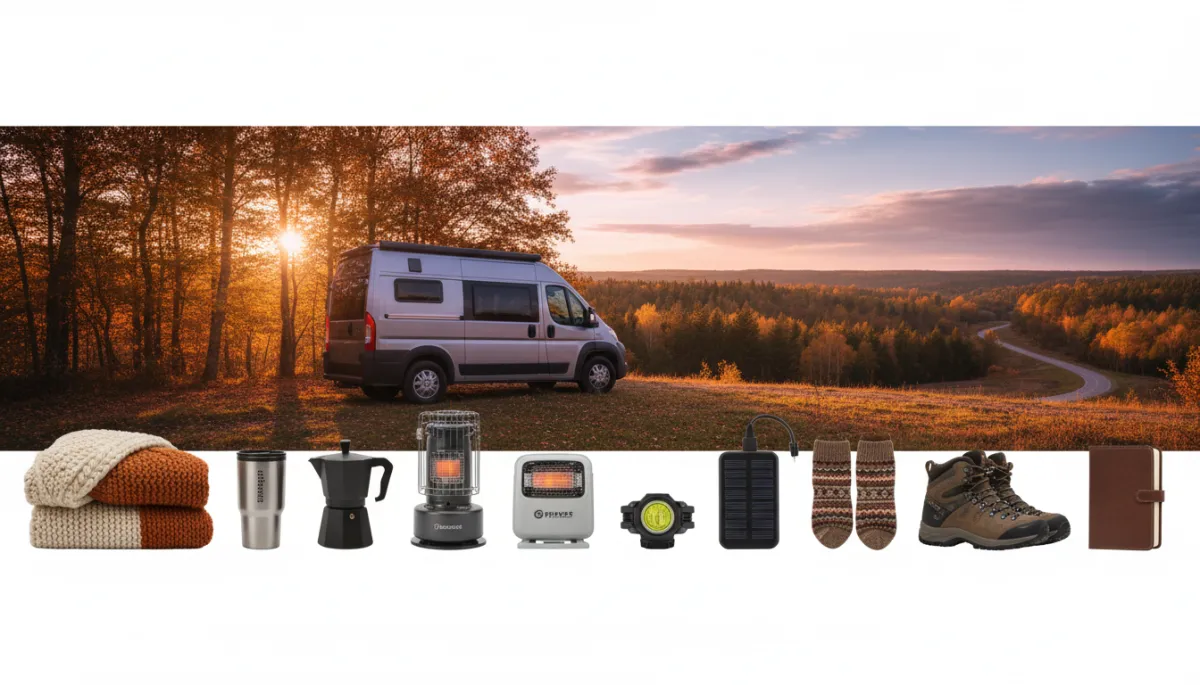 Voyager en van en automne : 10 équipements indispensables pour être confortable
