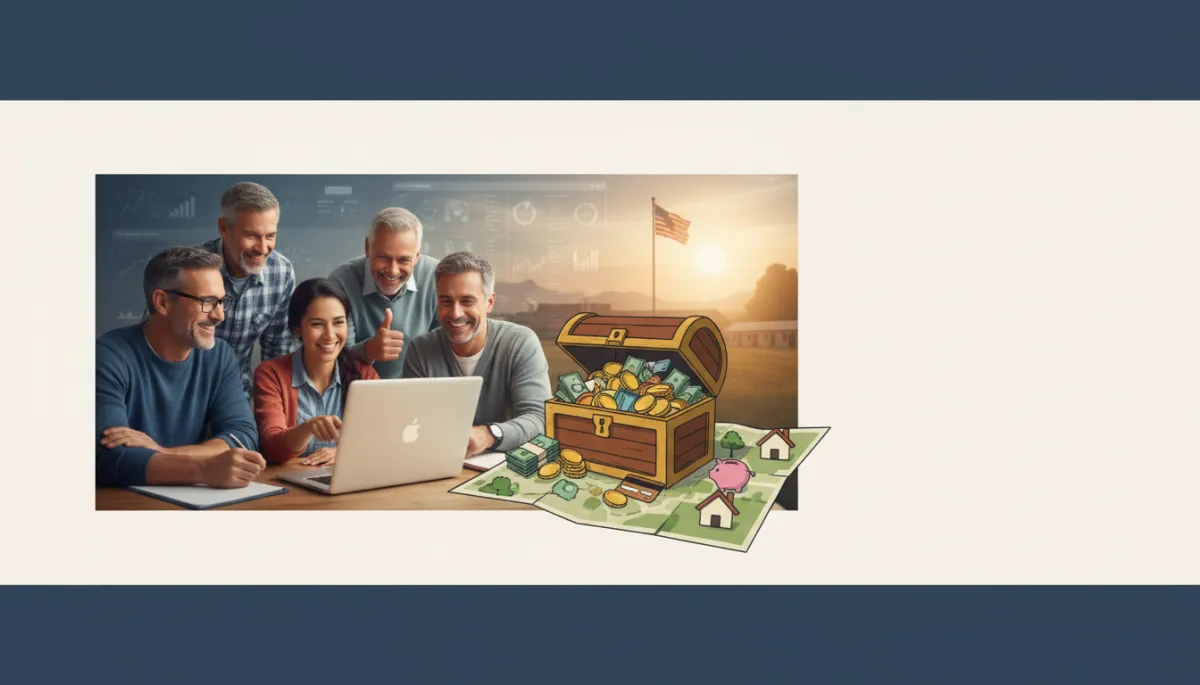 Veteran reviewing financial resources and benefits guide