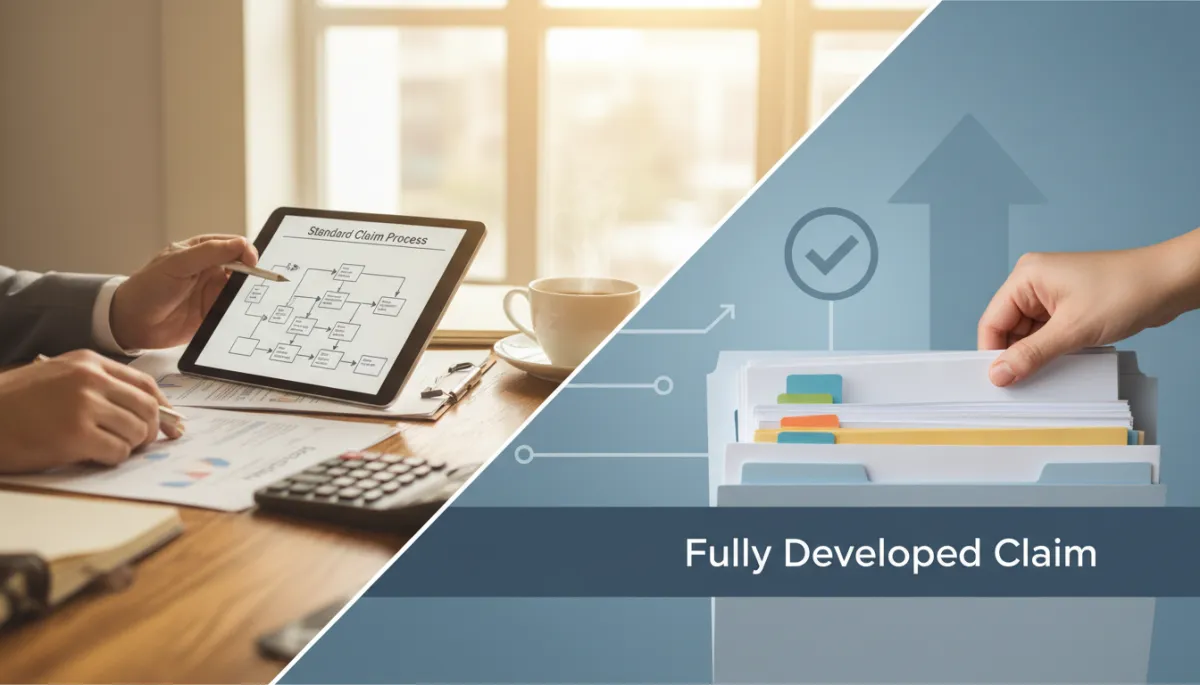 Fully Developed vs Standard Claim: Choose Wisely