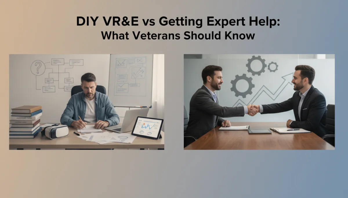 DIY VR&E vs Expert Help: Veterans' Guide