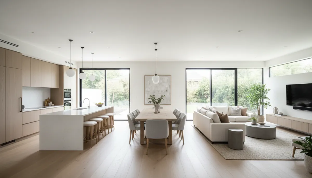 Completed whole-home interior after a South Jersey remodeling project
