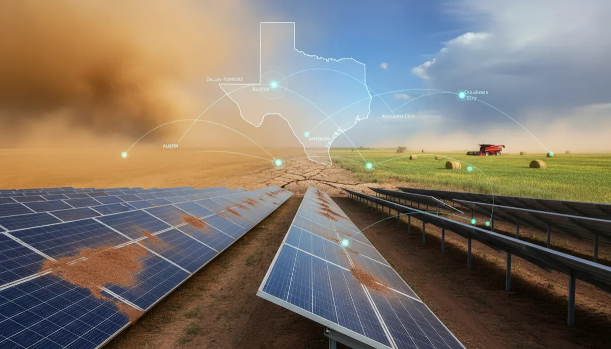 Optimal Cleaning Schedule for Solar Arrays in TX & OK