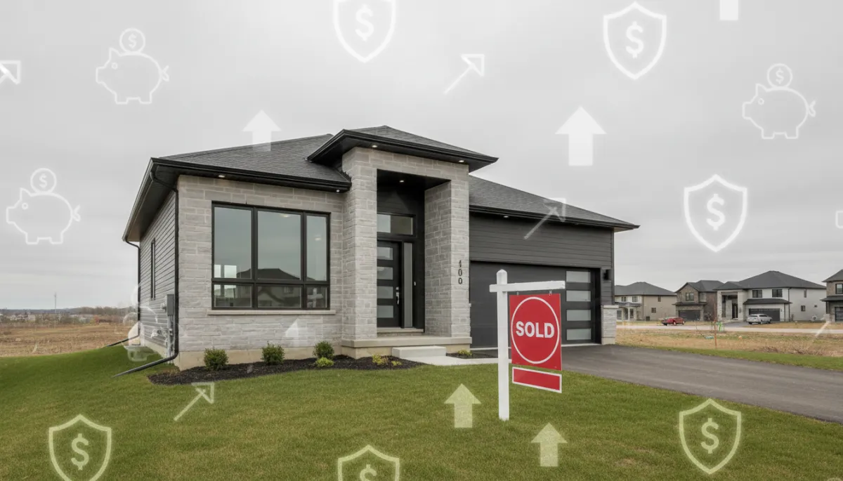 Newly built Ontario home representing potential HST rebate savings Newly built Ontario home representing potential HST rebate savings