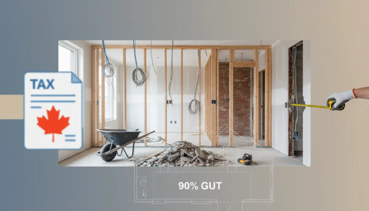 Understanding CRA's 90% Gut Rule for Renovations