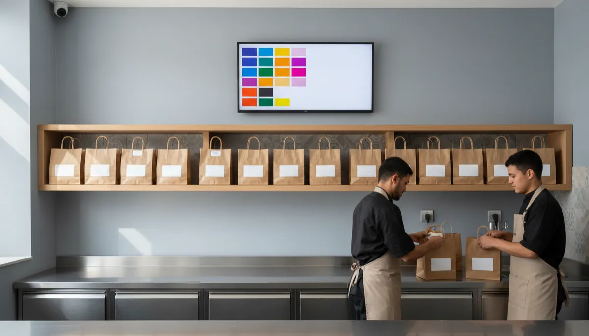 Organisation des commandes Click and Collect prêtes au comptoir