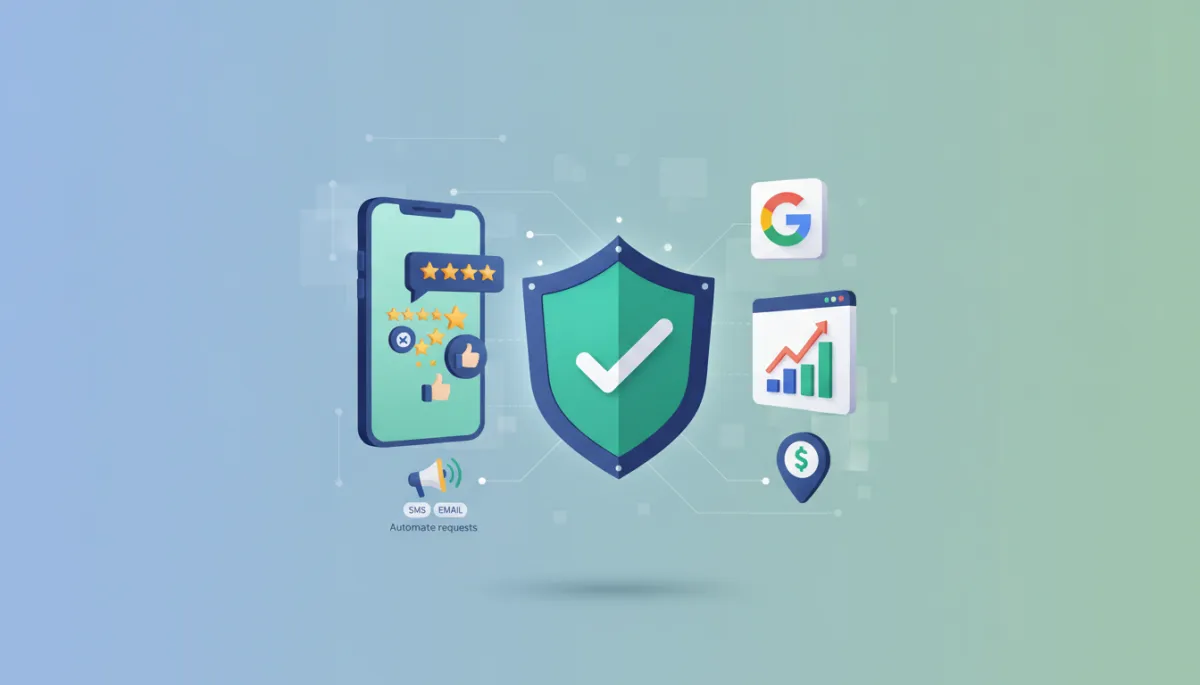 Reputation management software dashboard for local businesses in UAE and GCC