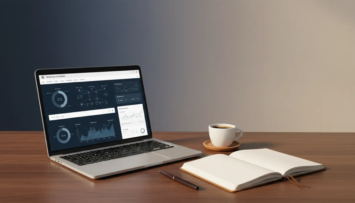 Marketing automation dashboard showing a simple follow-up sequence