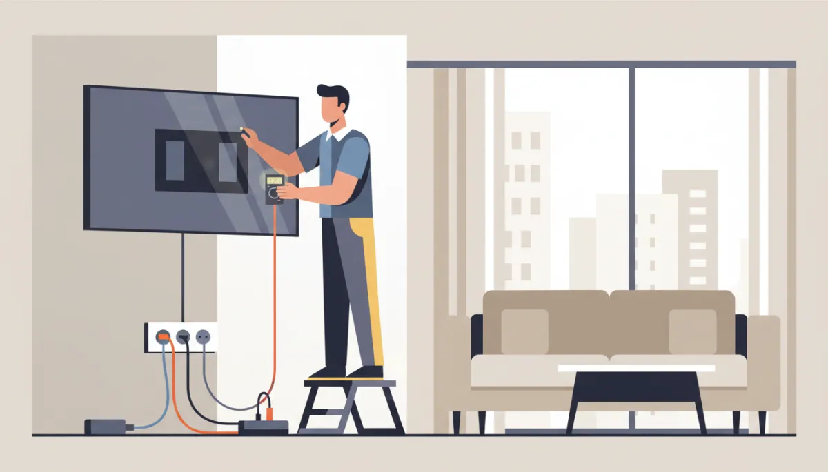 Handyman maintaining a modern Foreshore short-stay apartment Handyman maintaining a modern Foreshore short-stay apartment