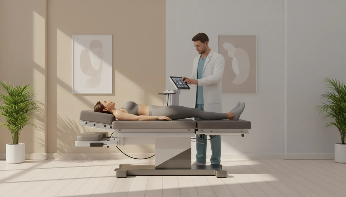 Patient receiving professional spinal decompression treatment in Chandler, Arizona